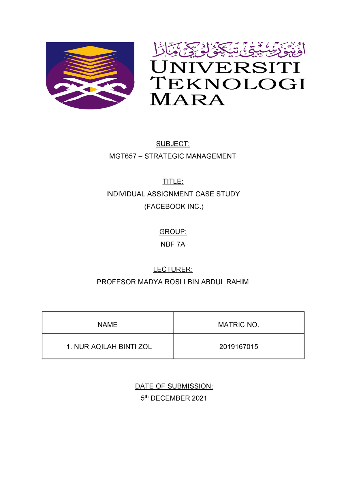 individual assignment mgt657