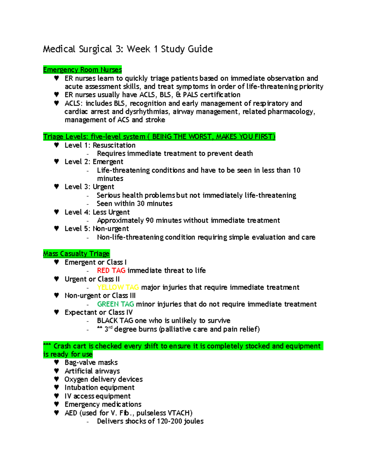 MS3 QUIZ 1 Study Guide - NURS 481 - WCU - Studocu