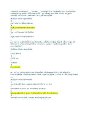 Chapter 1 What Do We Mean by Leadership - MGMT 601 - Studocu