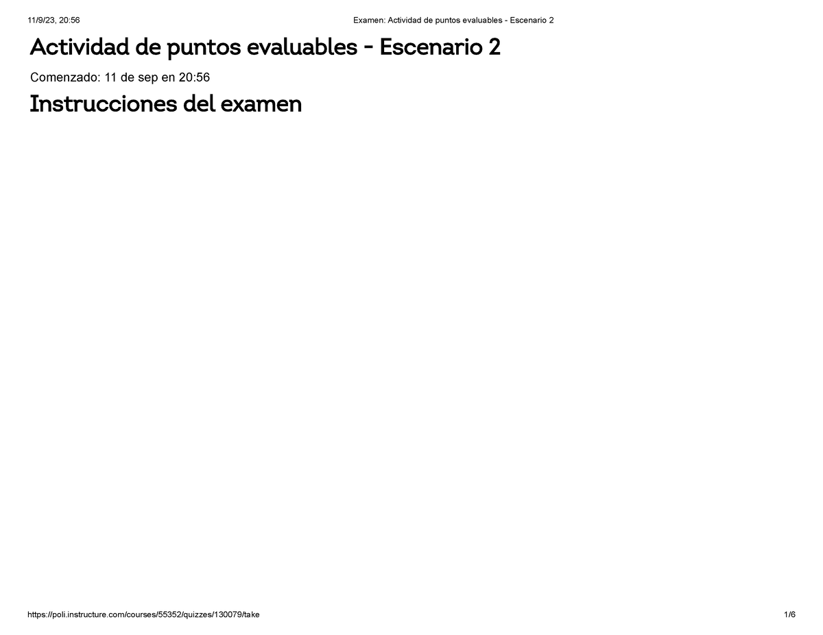 Examen Actividad De Puntos Evaluables - Escenario 2 - Actividad De ...