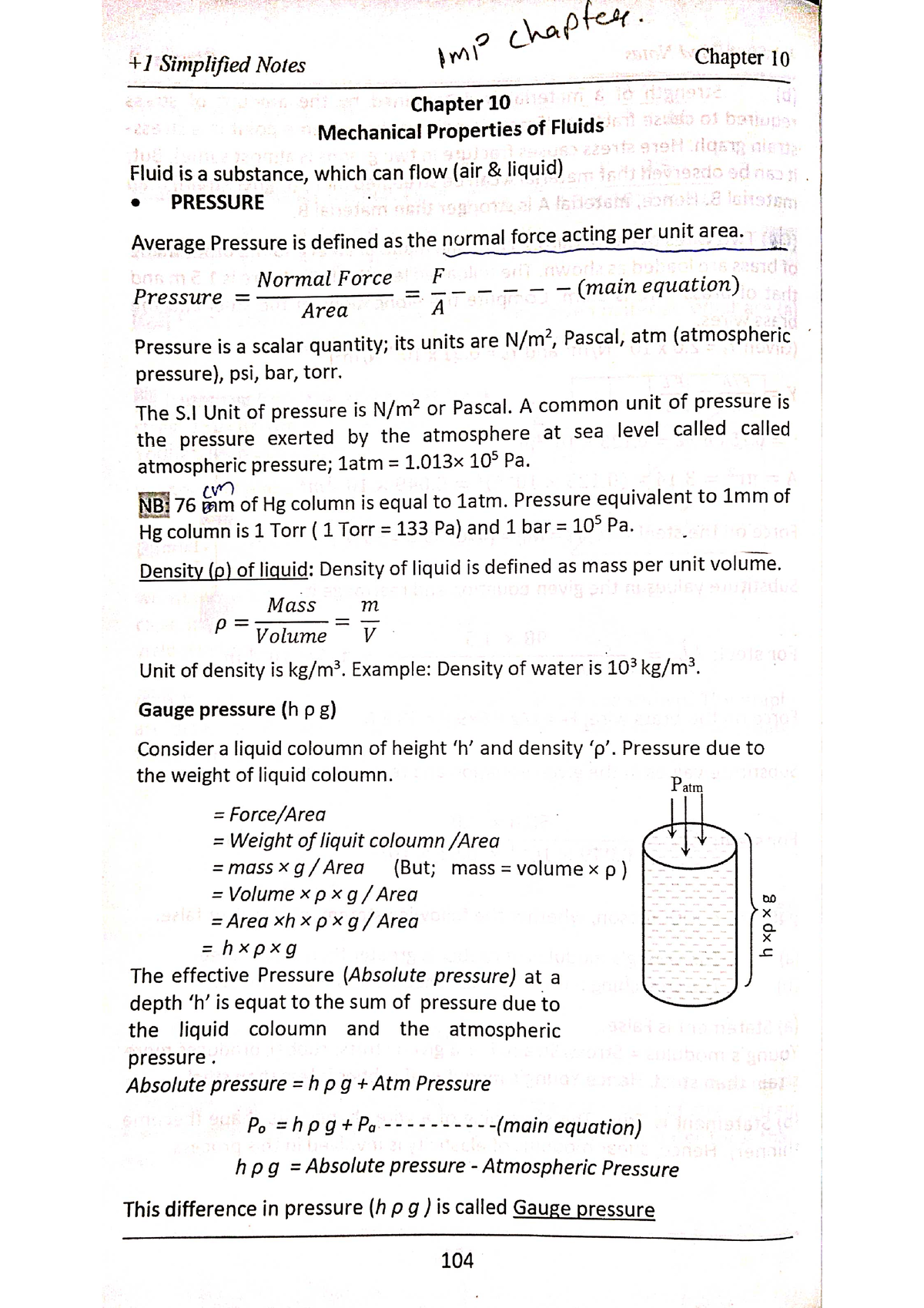 case study of mechanical properties of fluids