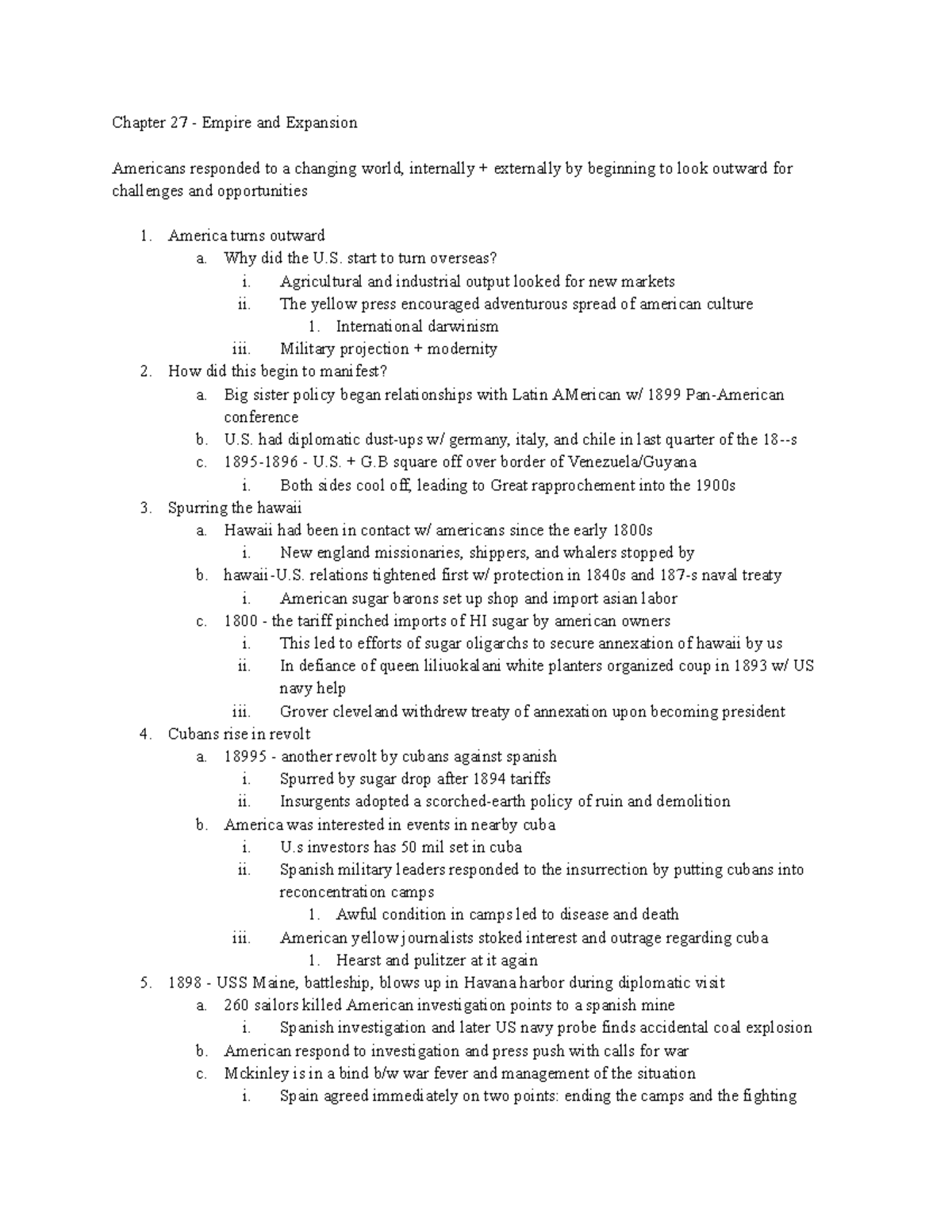 Chapter 27 - Empire and Expansion - Chapter 27 - Empire and Expansion ...