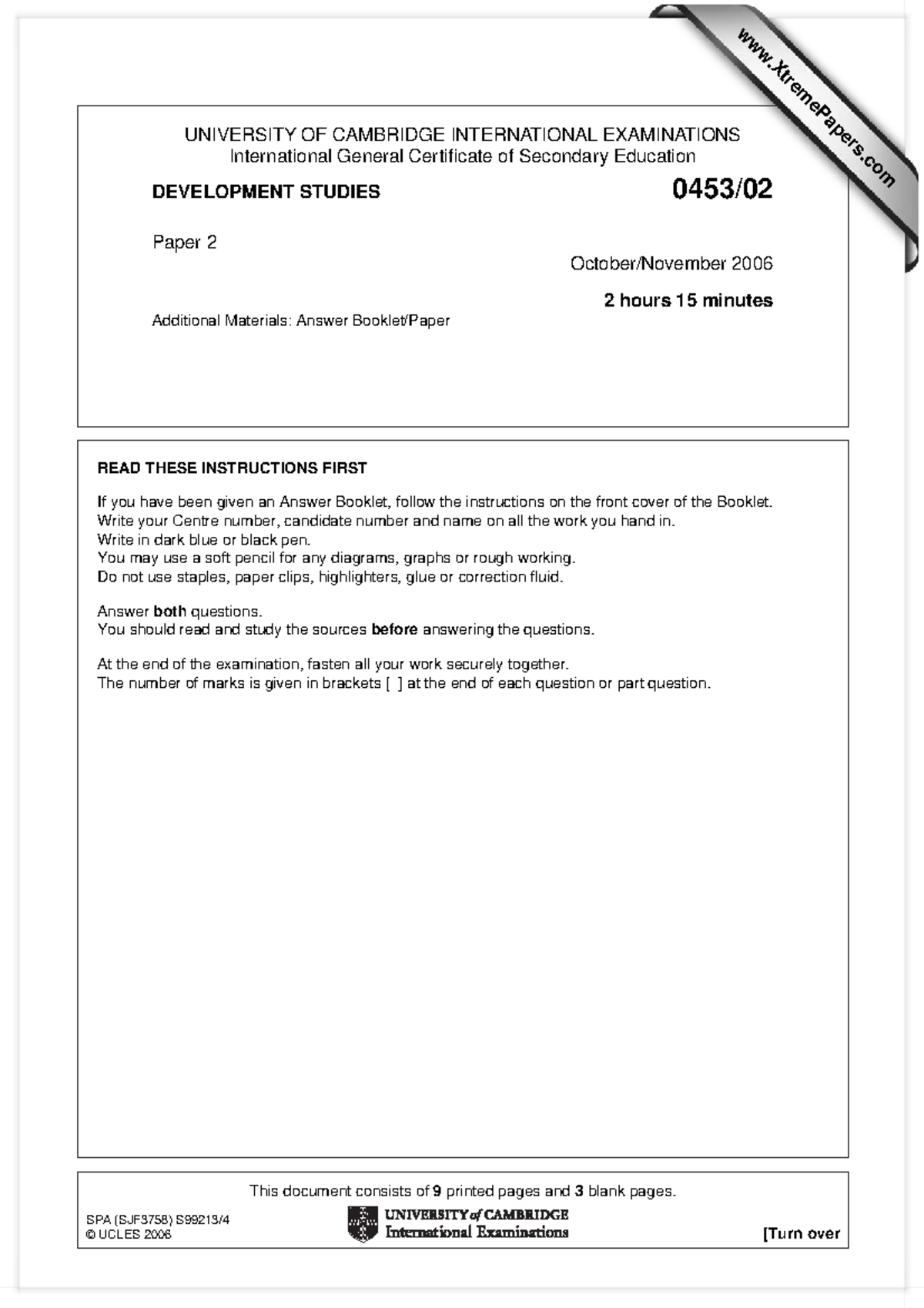 0453 w06 qp 2 - 80% of the stock was purchased from local suppliers and ...