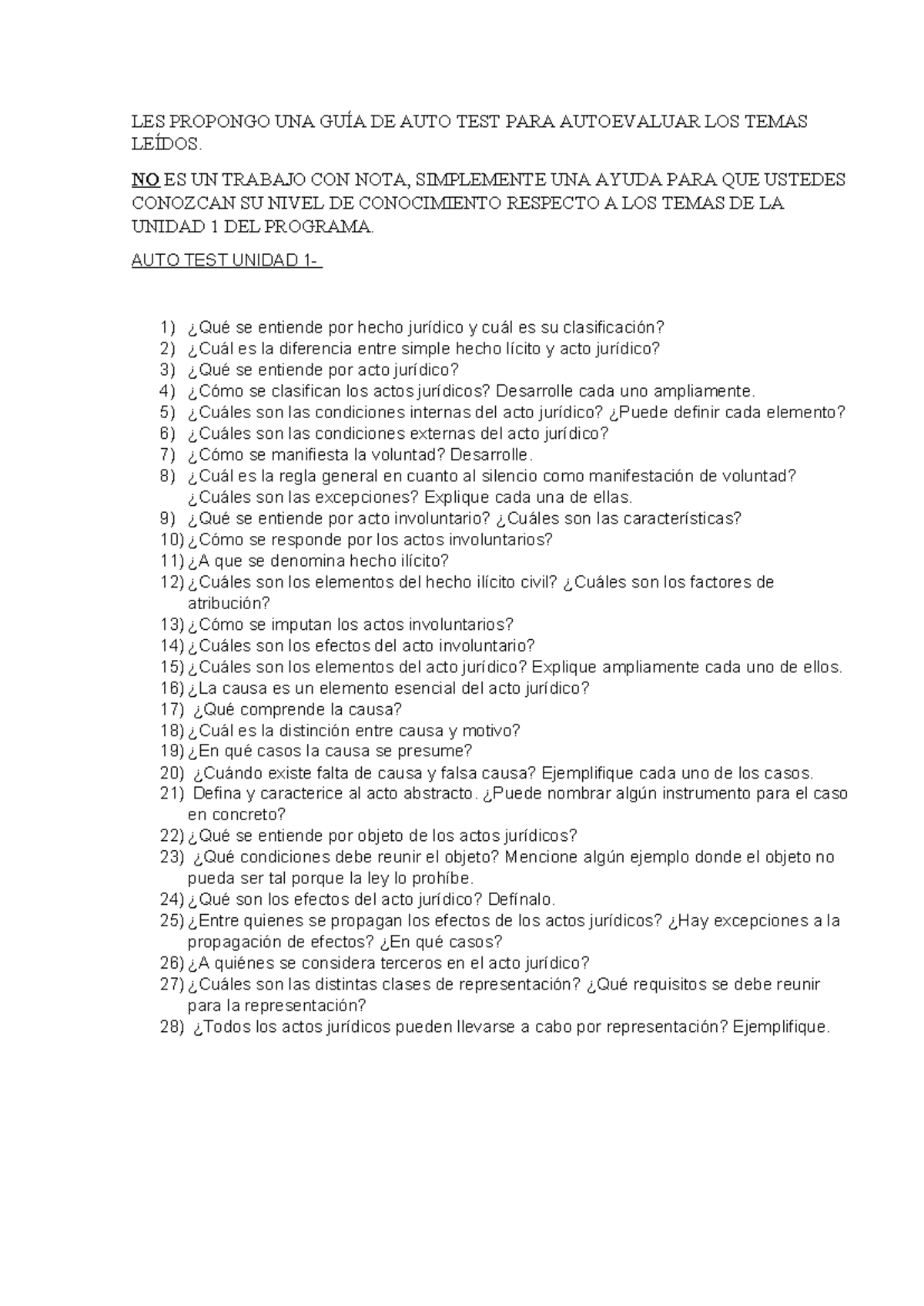 AUTO TEST Teoria - .... - LES PROPONGO UNA GUÍA DE AUTO TEST PARA ...