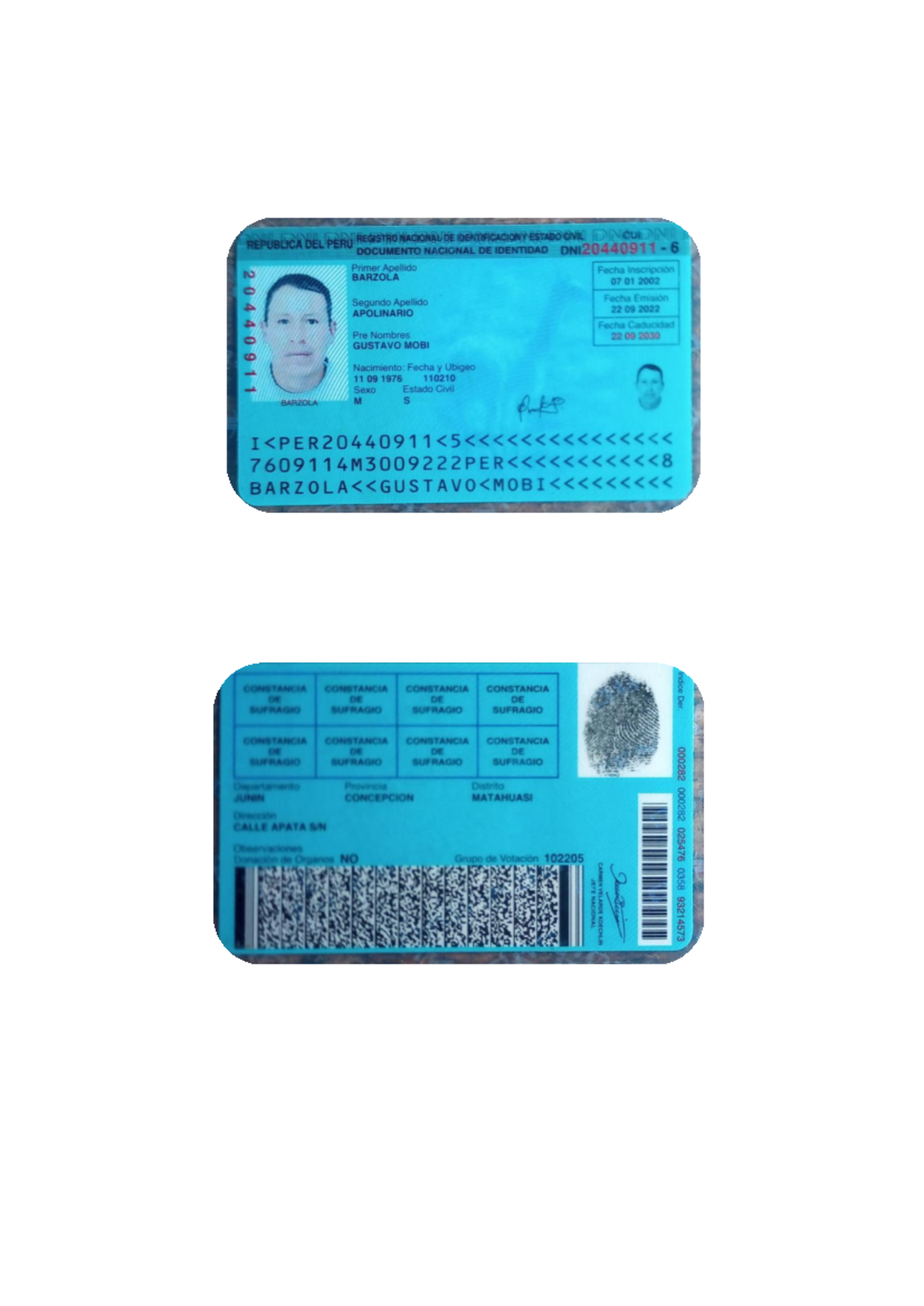 Fsfsf - REGISTRO NACIONAL DE IDENTIFICACIONY ESTADO CIVIL DN REPUBLICA ...