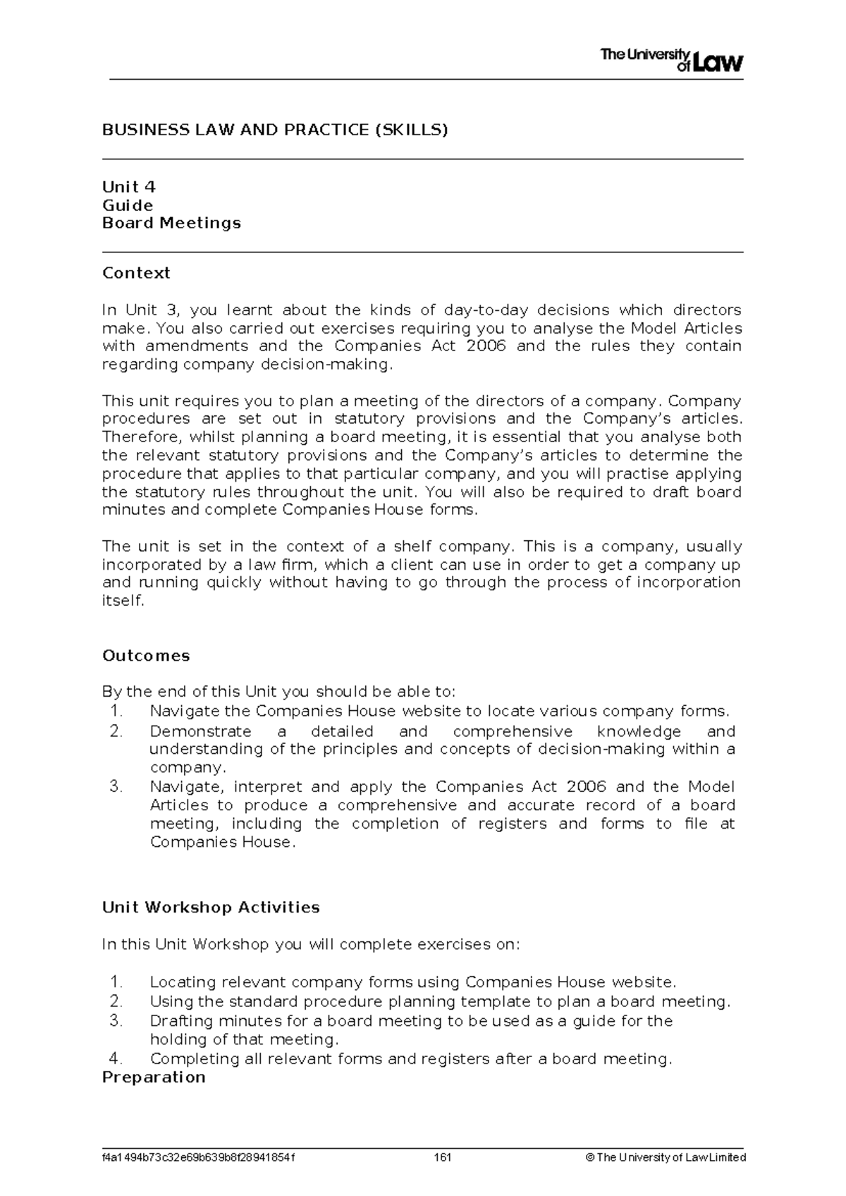 2324 blp ws04 ce01 guide t - BUSINESS LAW AND PRACTICE (SKILLS) Unit 4 ...