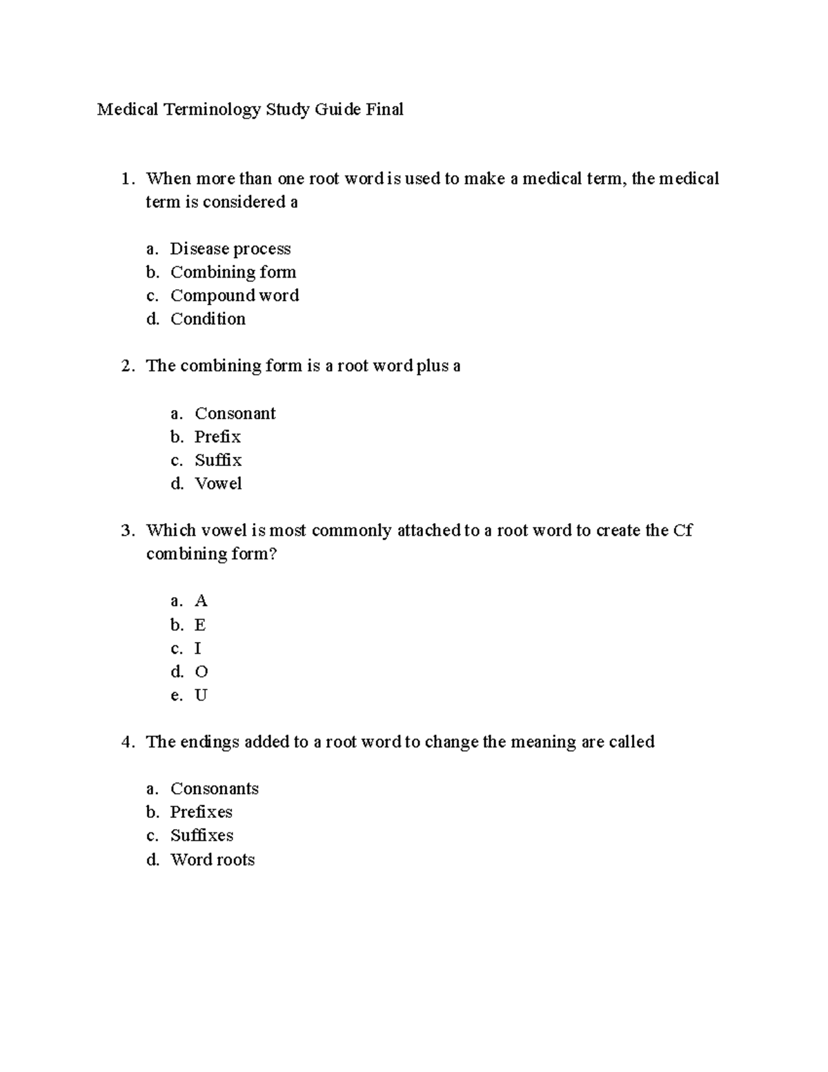 07-21-22 Medical Terminology Study Guide Final - Medical Terminology ...