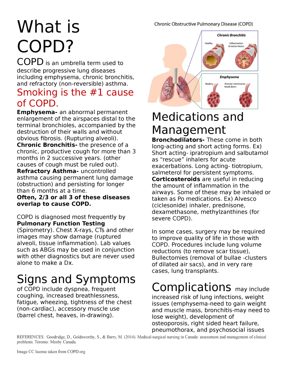 Copd Fact Sheet What Is Copd Copd Is An Umbrella Term Used To Describe Progressive Lung