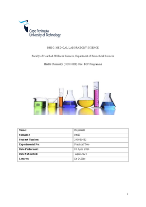 Immunisation week (IMLS Assignment) - FACULTY OF HEALTH AND WELLNESS ...
