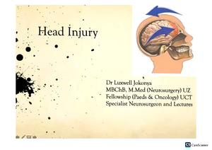 Traumatic Brain Injury