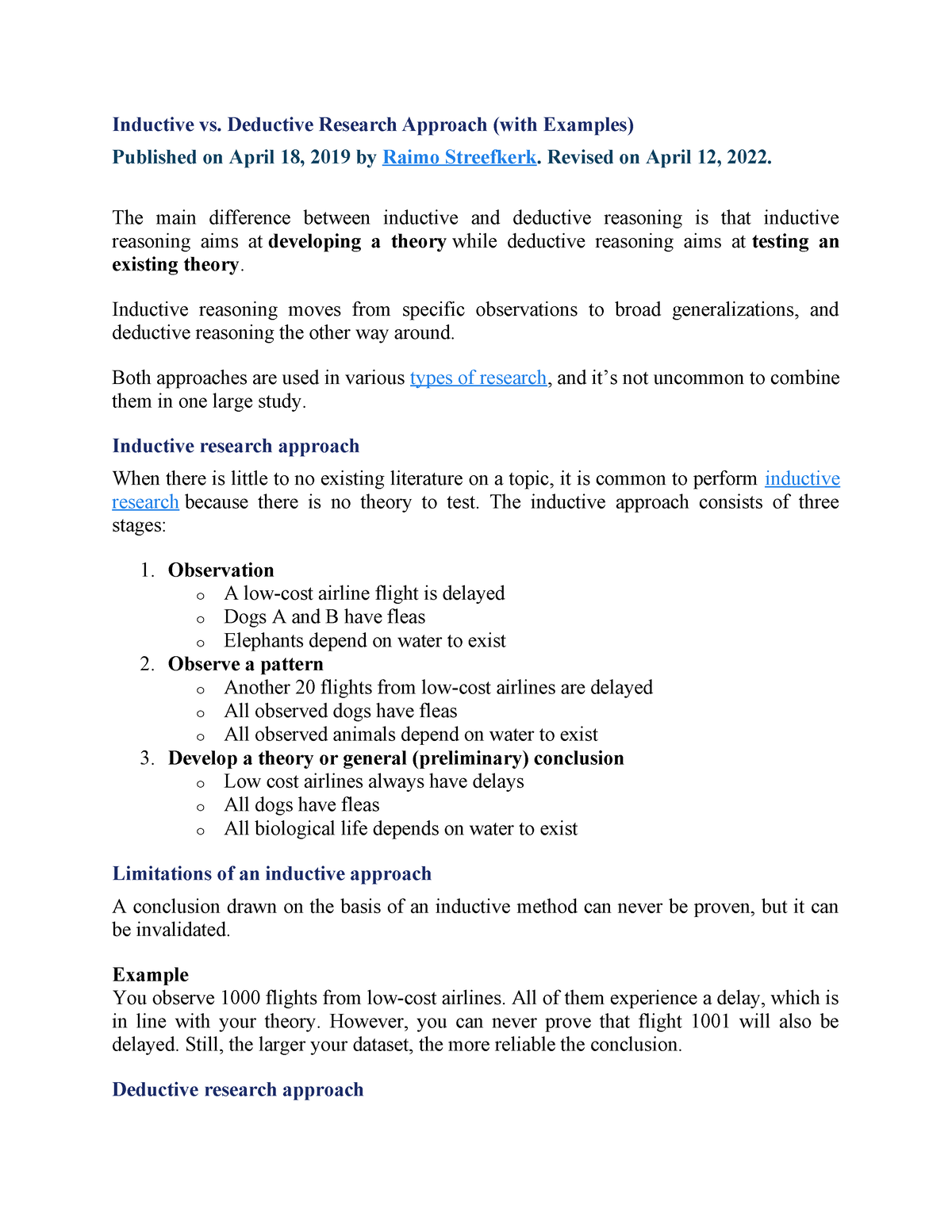 Bài Tập Tin Học đại Cương - Inductive Vs. Deductive Research Approach ...