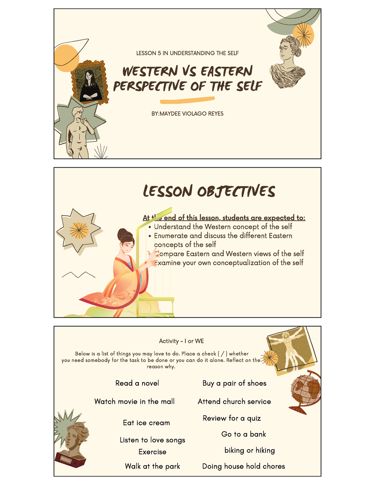 the self in western and eastern thoughts essay