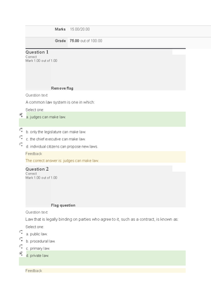 BUS 3305 Business Law And Ethics Final Exam (Proctored) - Question 1 ...