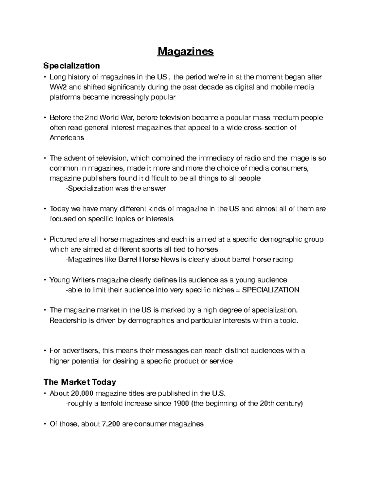 Week 4 Magazine Weekly Lecture Notes W Mushtaq Magazines