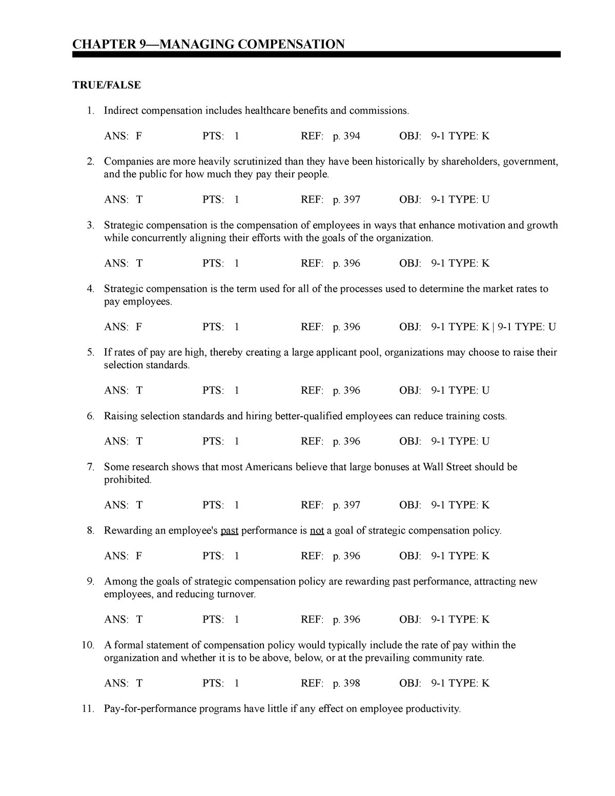 Sample/practice Exam 2018, Questions And Answers - CHAPTER 9—MANAGING ...