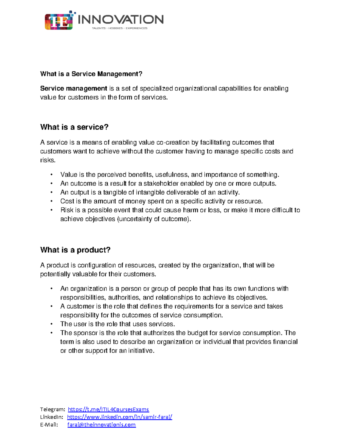 Itil 4 Foundation Prüfungsfragen ITIL+4+Foundation+Important+abbreviations+and+definitions-v.2