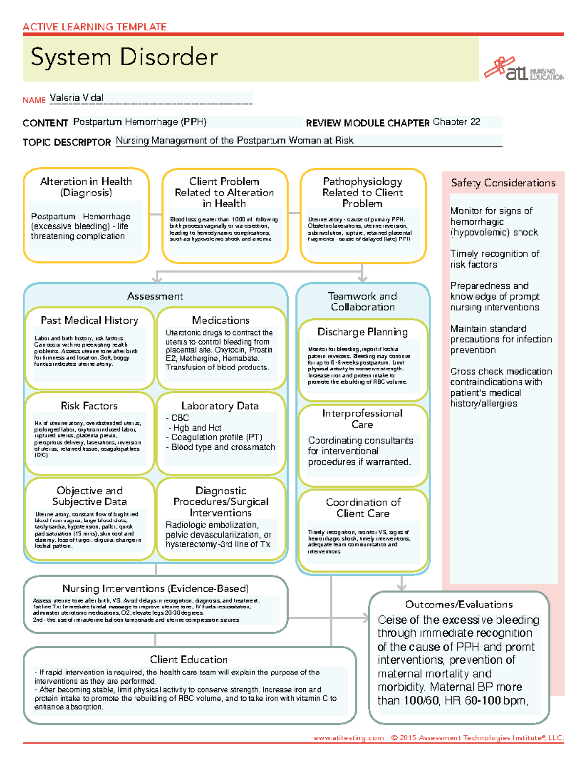 PPH - System Disorder - Teamwork and Collaboration Client Education ...