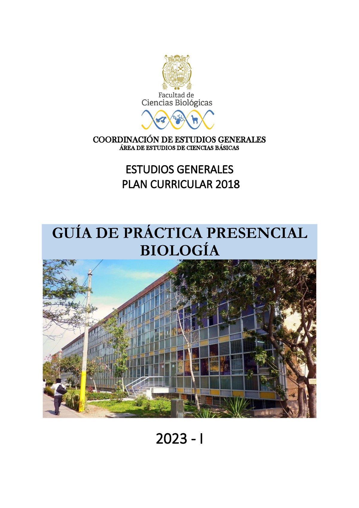 Guia Pract Biologia Eg I Vf Coordinacin De Estudios Generales Rea De