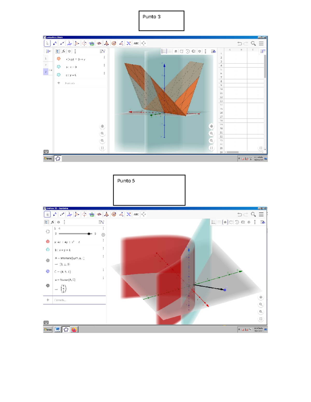 Final Mate 2 Graficos - TYRY - Punto 3 GeoGebra Clásico K ABC SCO EN A ...