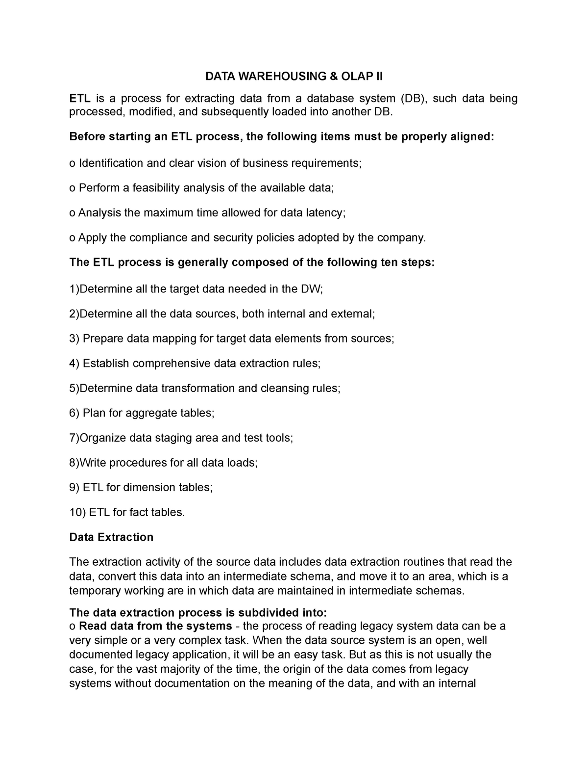 data-warehousing-ii-iii-data-warehousing-olap-ii-etl-is-a-process