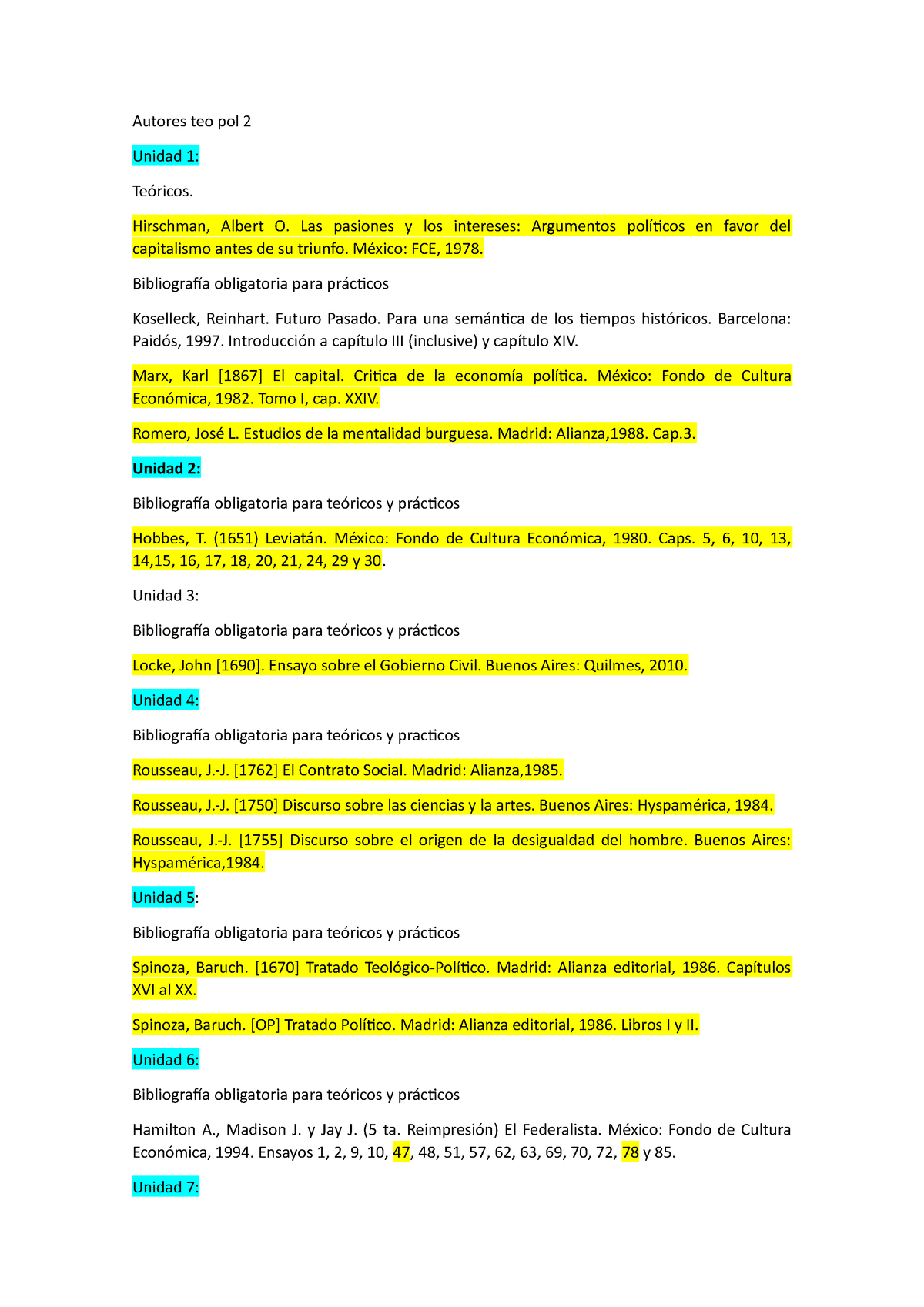 Autores Teoria Politica Y Social 2 Varnagy Autores Teo Pol 2 Unidad 1 Teóricos Hirschman