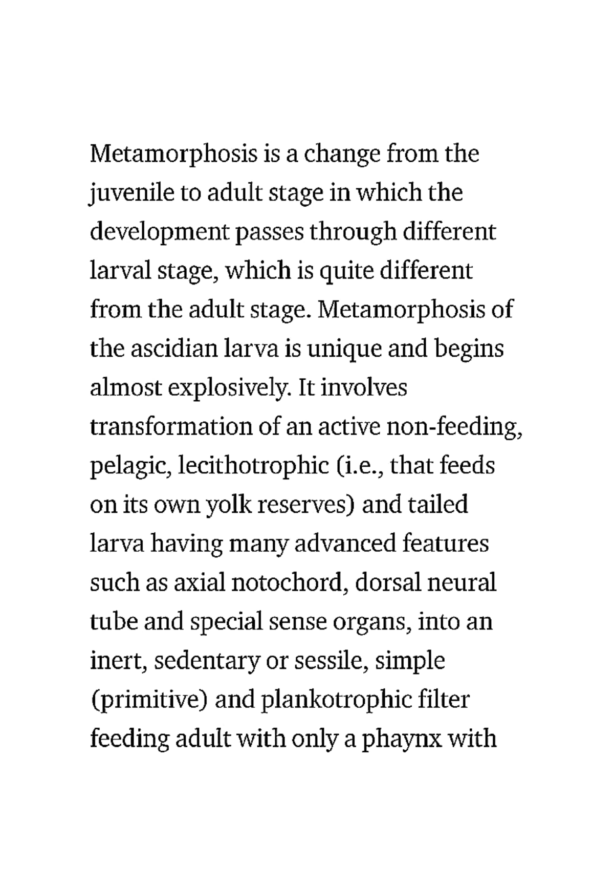 retrogressive-metamorphosis-in-urochordates-bsc-zoology-uok-studocu