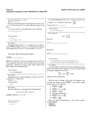 Higher ti-84 gdc calculator - MATH 102 - UBC - Studocu