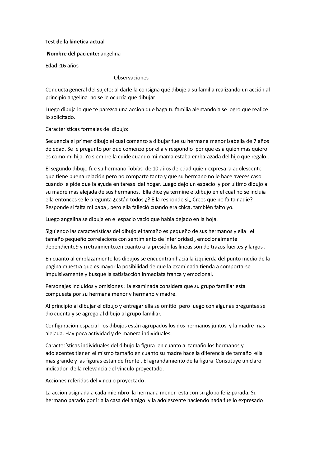 Documento (1) - Leer mucho - Test de la kinetica actual Nombre del ...