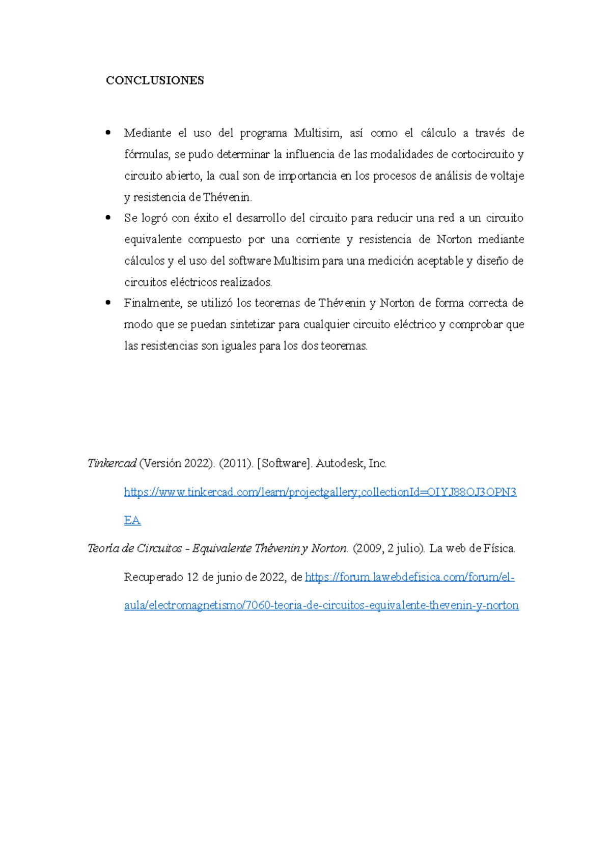 Conclusiones practica 2 - CONCLUSIONES Mediante el uso del programa ...