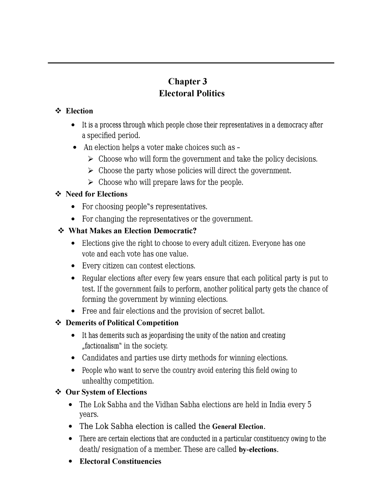 literature review on electoral process