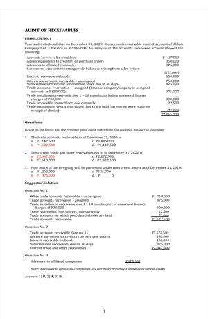 Audit of Airlines - POWER GENERATION I PRE 04: AUDITING AND ASSURANCE ...