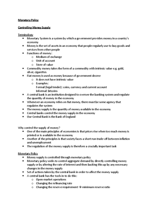 The Economics of Financial Markets Lecture Notes - The Economics of ...