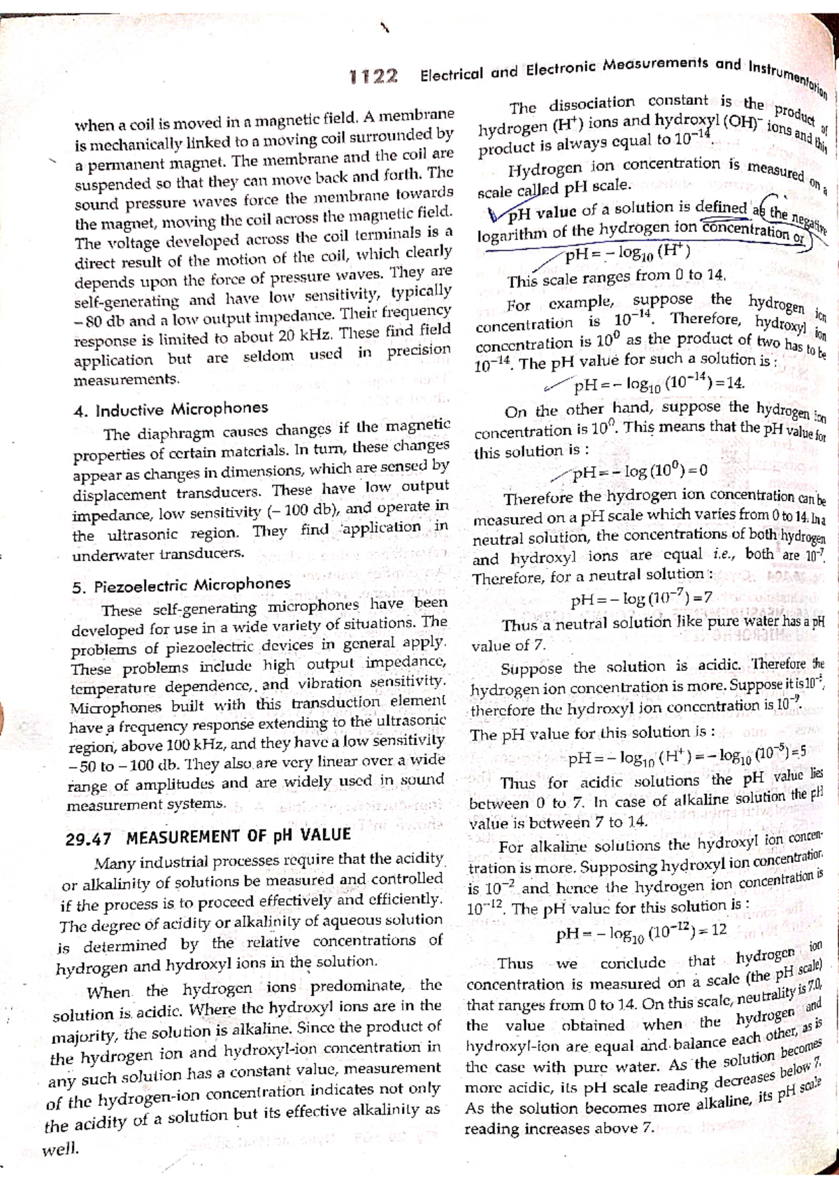 PH meter - NOTES - Electrical Measurement And Measuring Instrument ...
