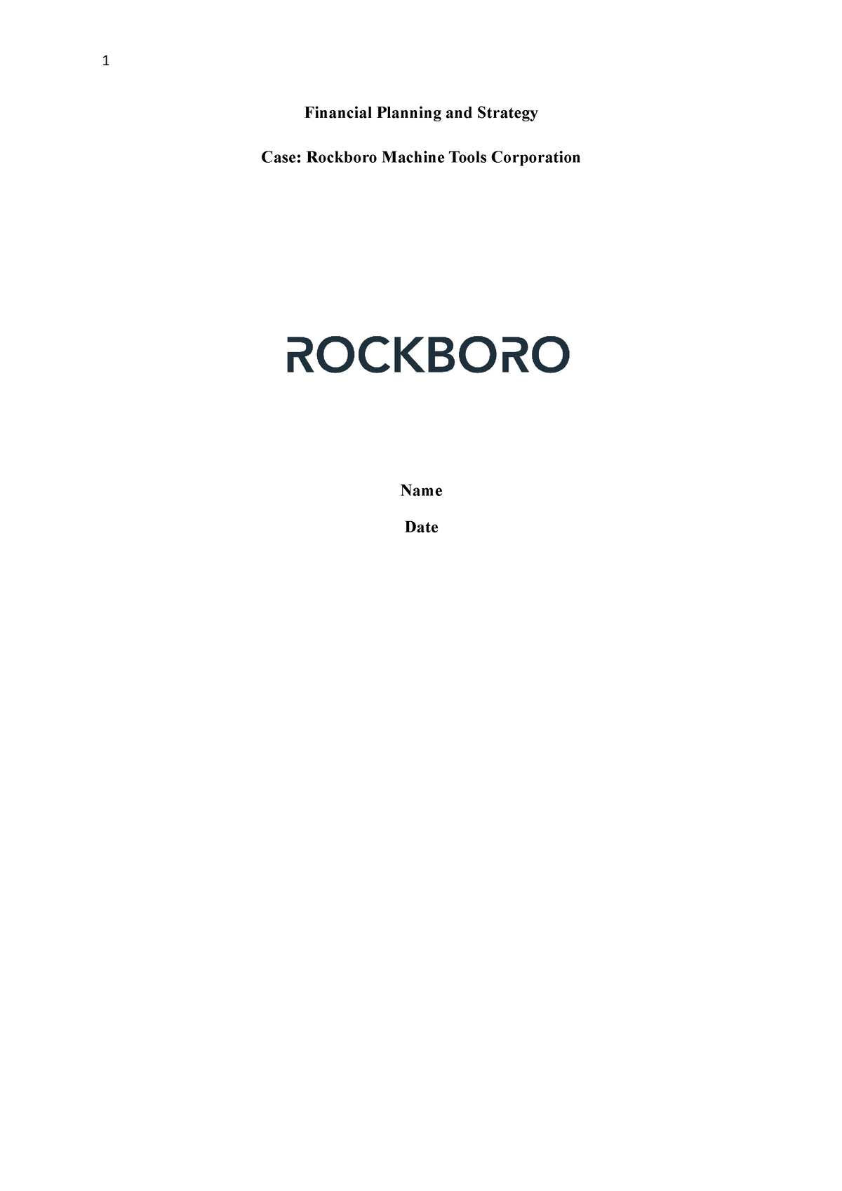 rockboro case study solution