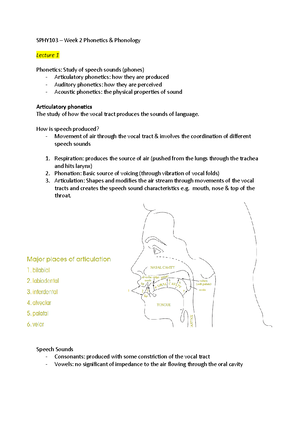 SPHY103 exam notes - [Company Name] | [Company Address] SPHY NOTES ...