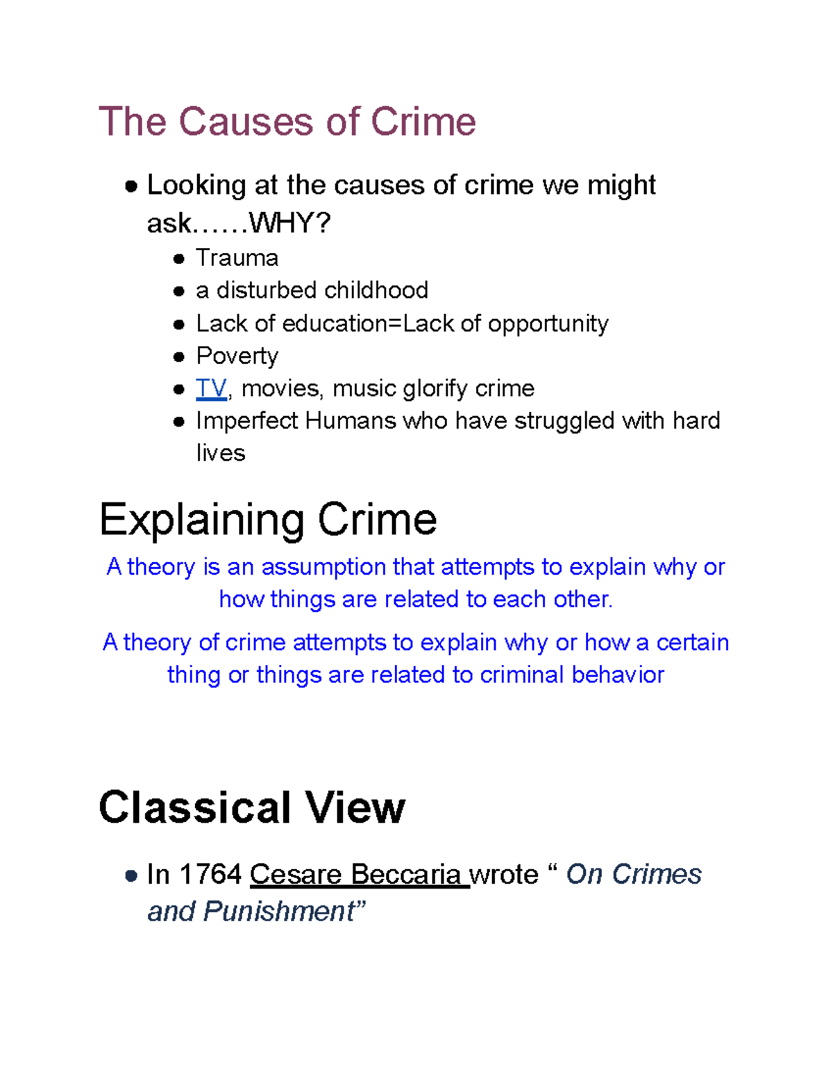 criminal justice essays