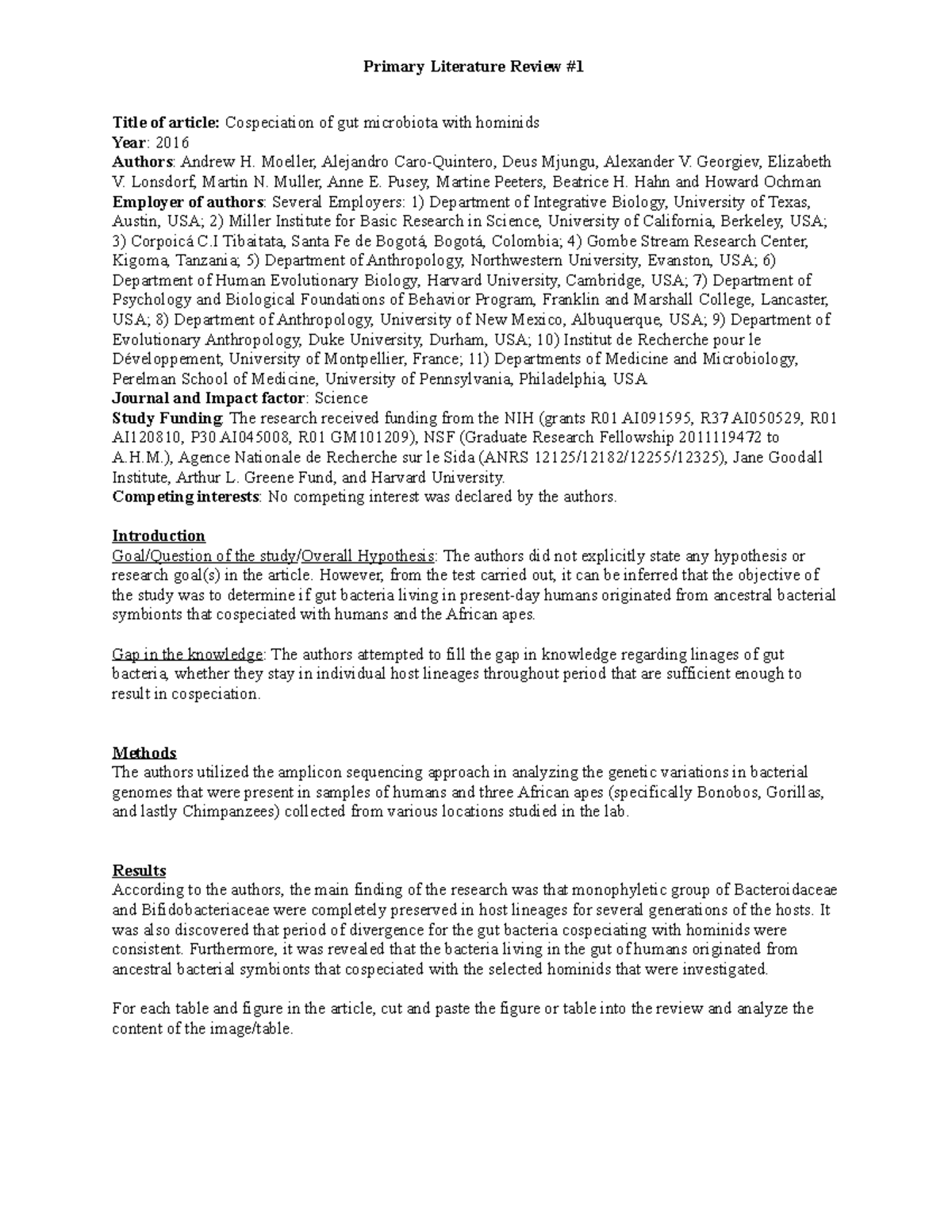 Literature review primary picture