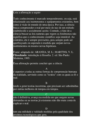 [Solved] Autores como Chandler 1995 consideram que o desenvolvimento ...
