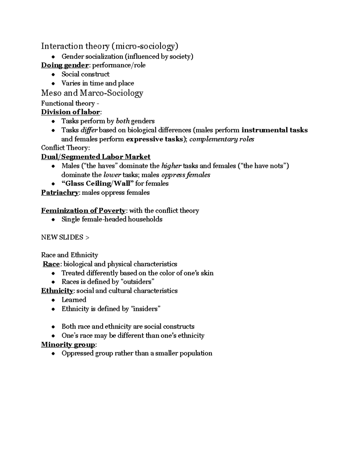 SOC 3 21 - Interaction theory (micro-sociology) - Interaction theory ...