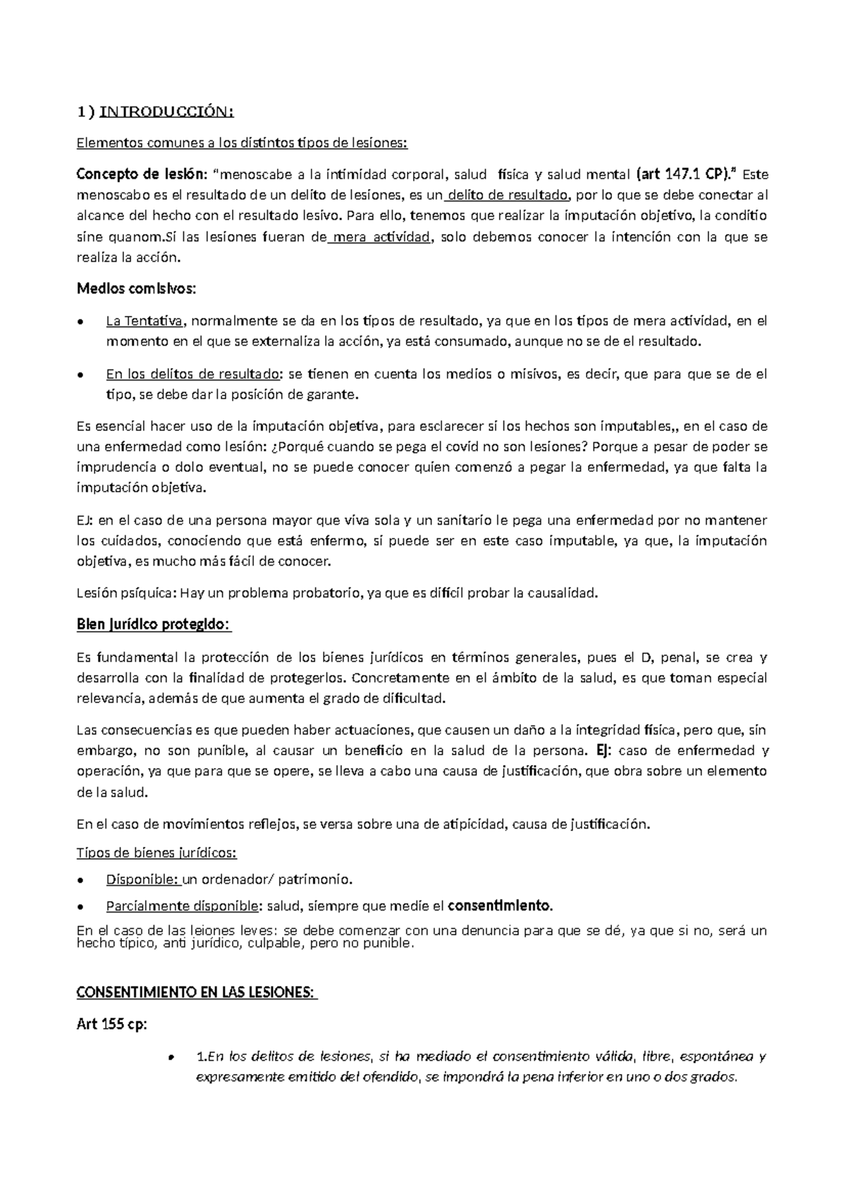 Tema 1 - son apuntes de los temas de derecho penal parte especial ...