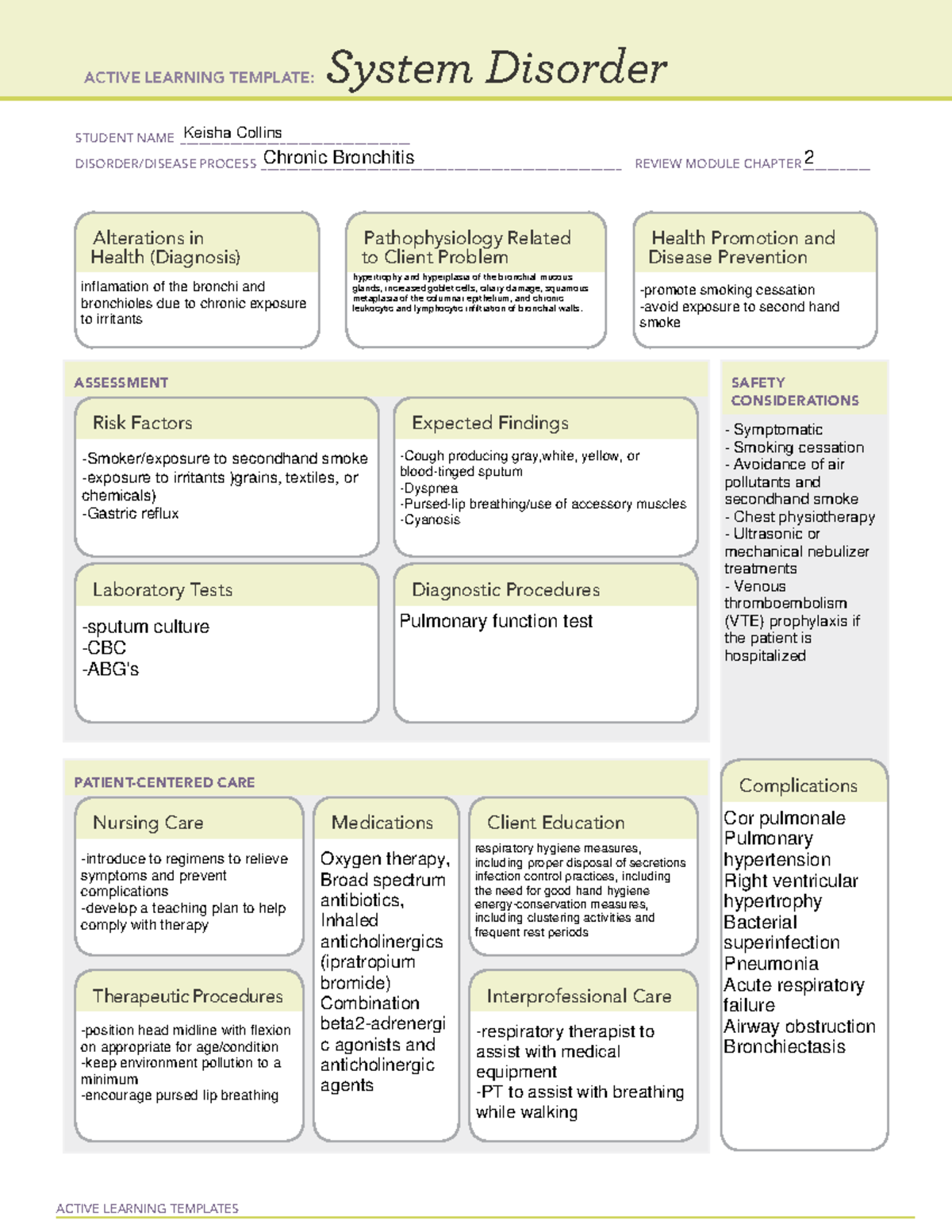 KC chronic bronchitis - template - ACTIVE LEARNING TEMPLATES System ...