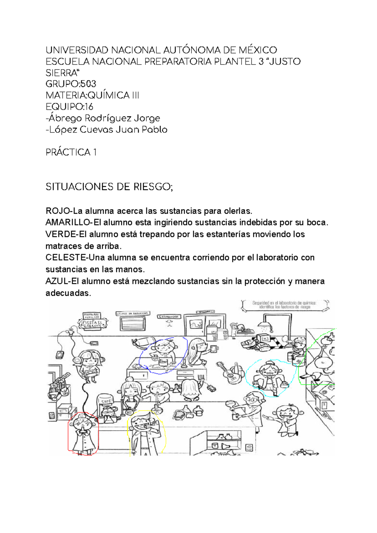 Eq P Pr Ctica De Quimica To Semestre Universidad Nacional