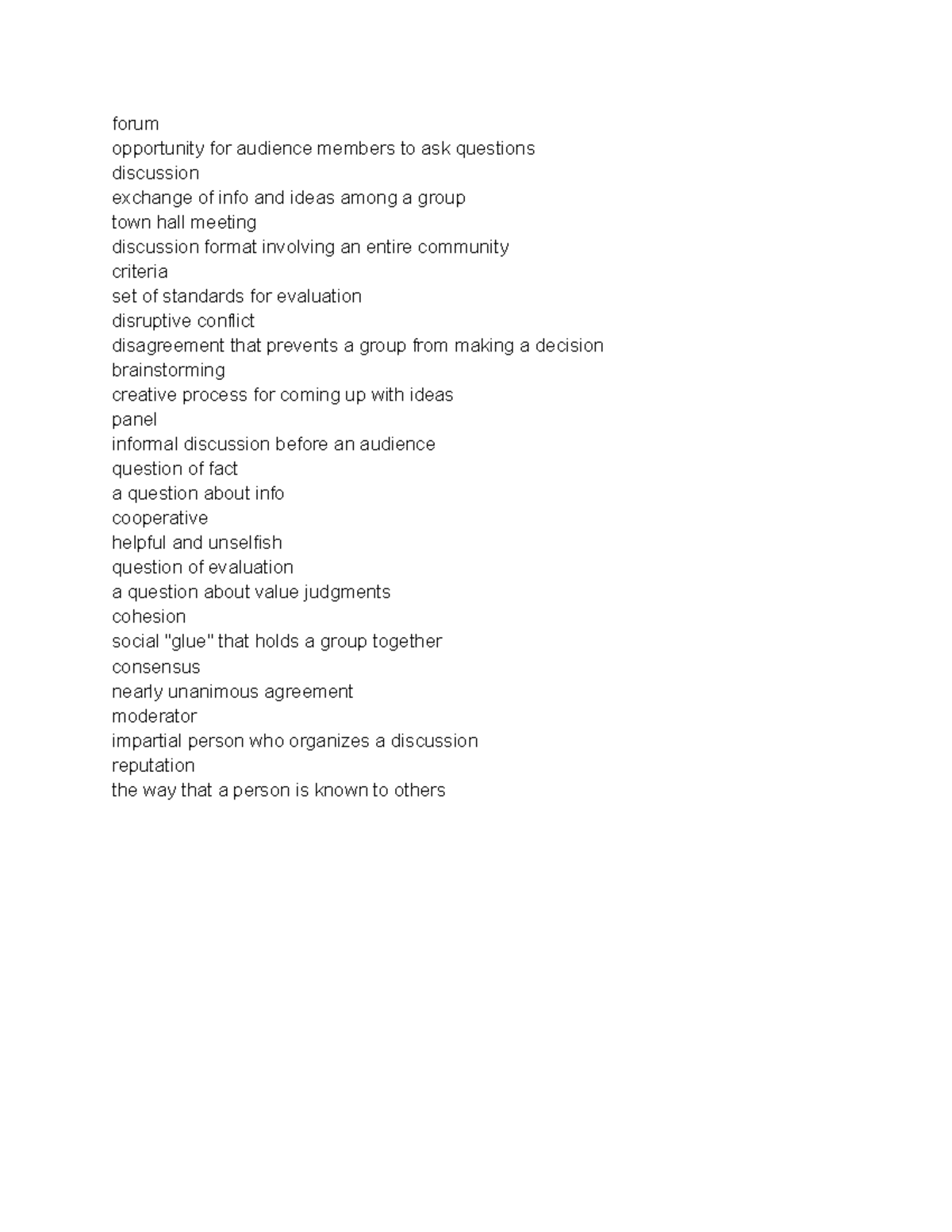 Forum - A speech tutorial of my own that I had to represent to my class ...
