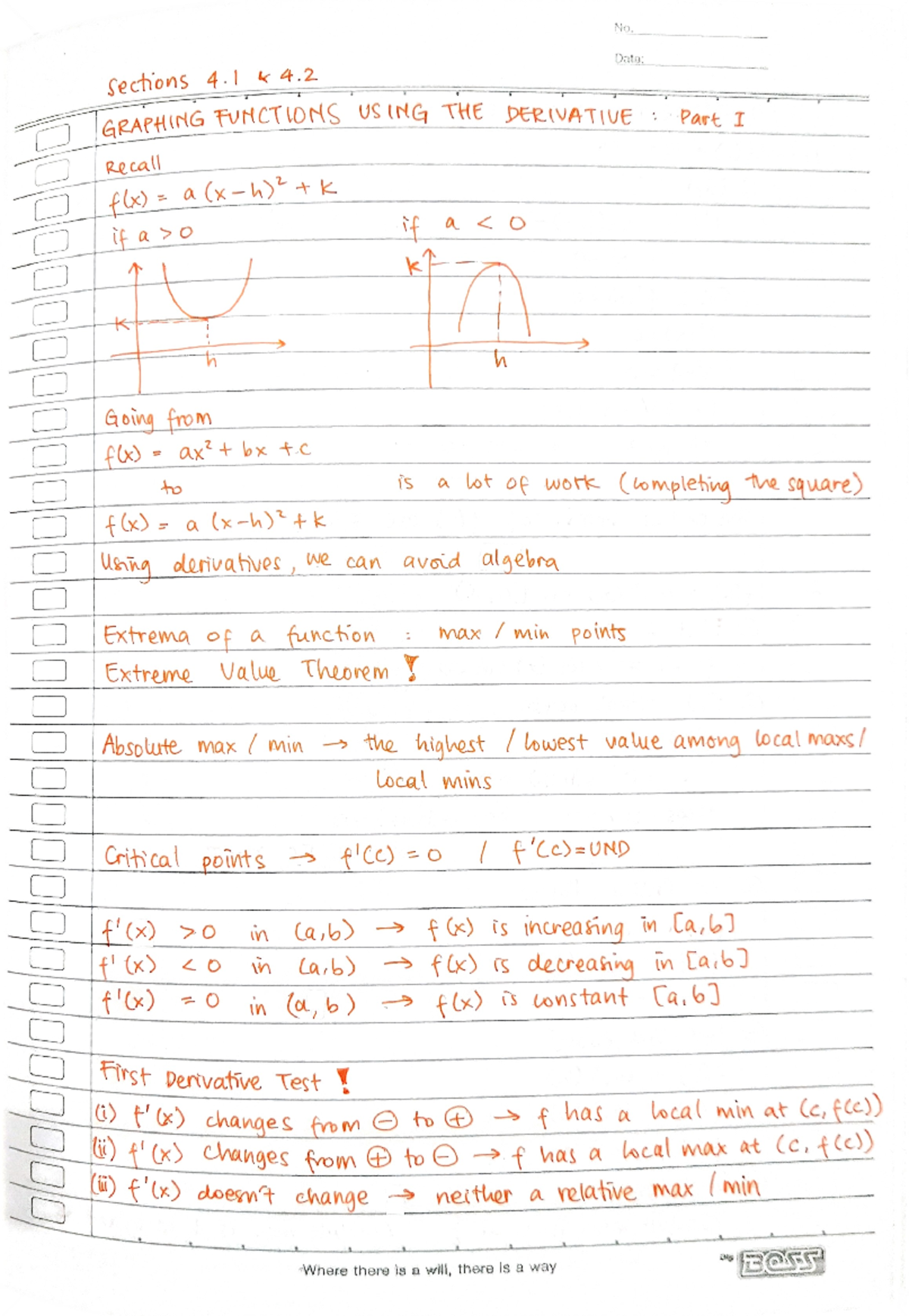 MATH2200 Calc I Graphing Functions using the Derivative MATH 2200 Studocu