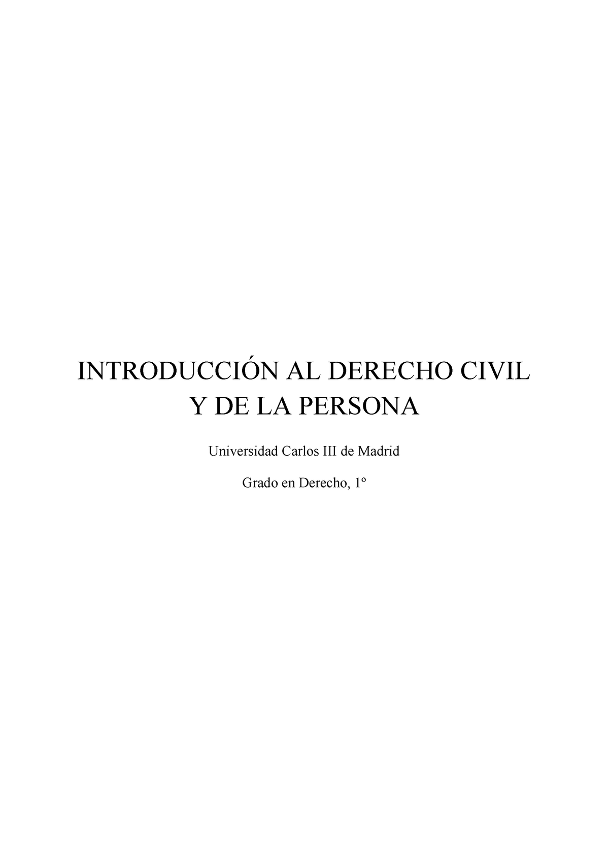 Introducción Al Derecho Civil Y De La Persona - INTRODUCCIÓN AL DERECHO ...