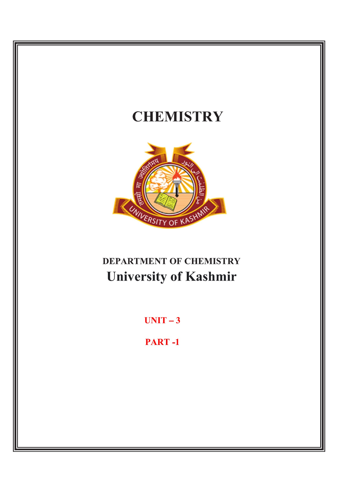 chemistry assignment pdf b.sc 1st year