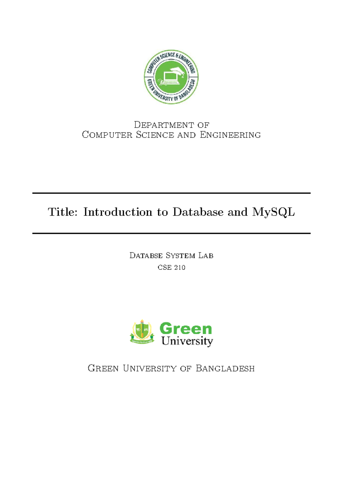 1 - lecture notes - Department of Computer Science and Engineering ...