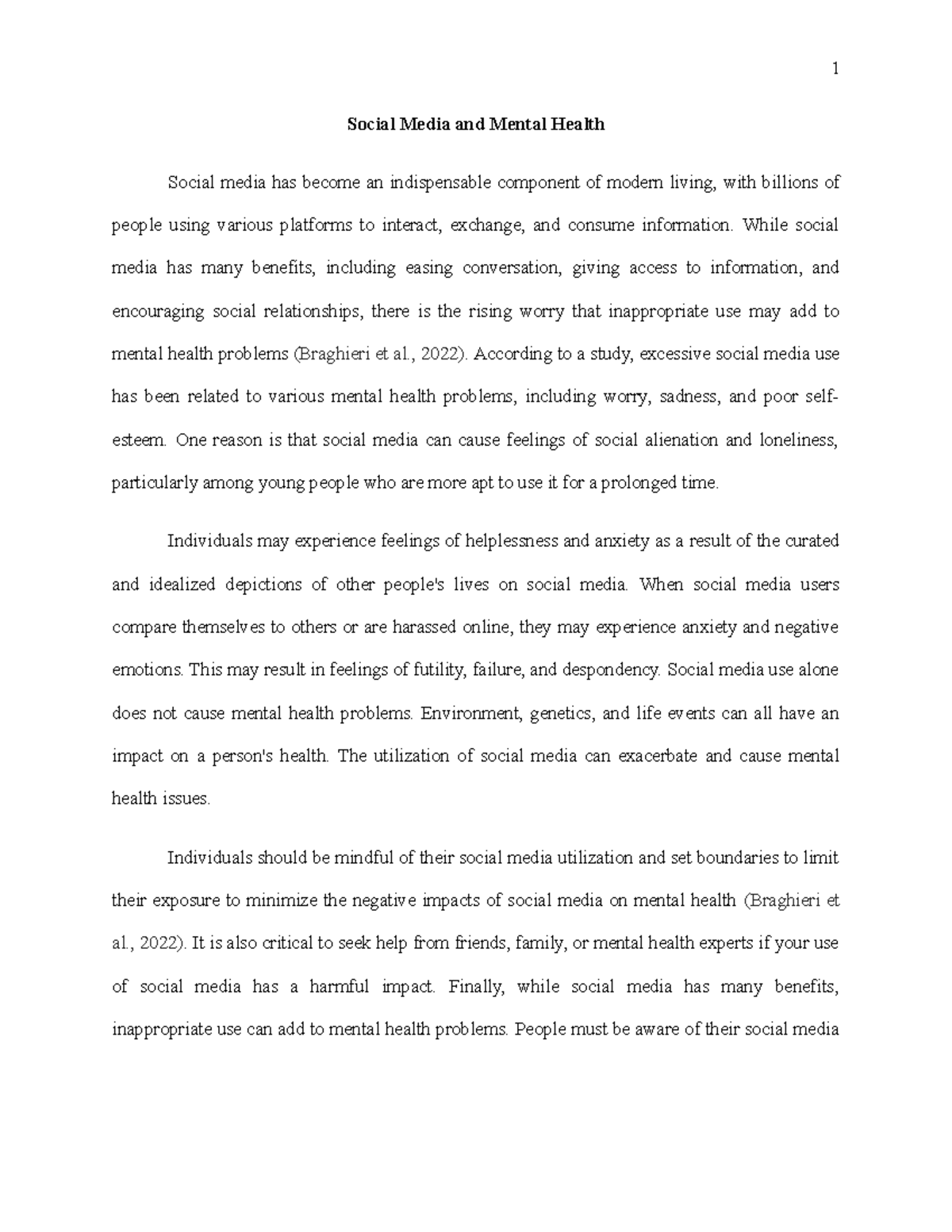 Mental Health And Social Media: A Young Woman'S Tale - z48dwuh