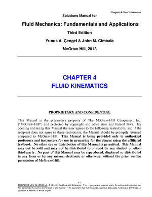 Chapter 2 SM whydrolics and fluid mechanics - Chapter 2 • Pressure ...