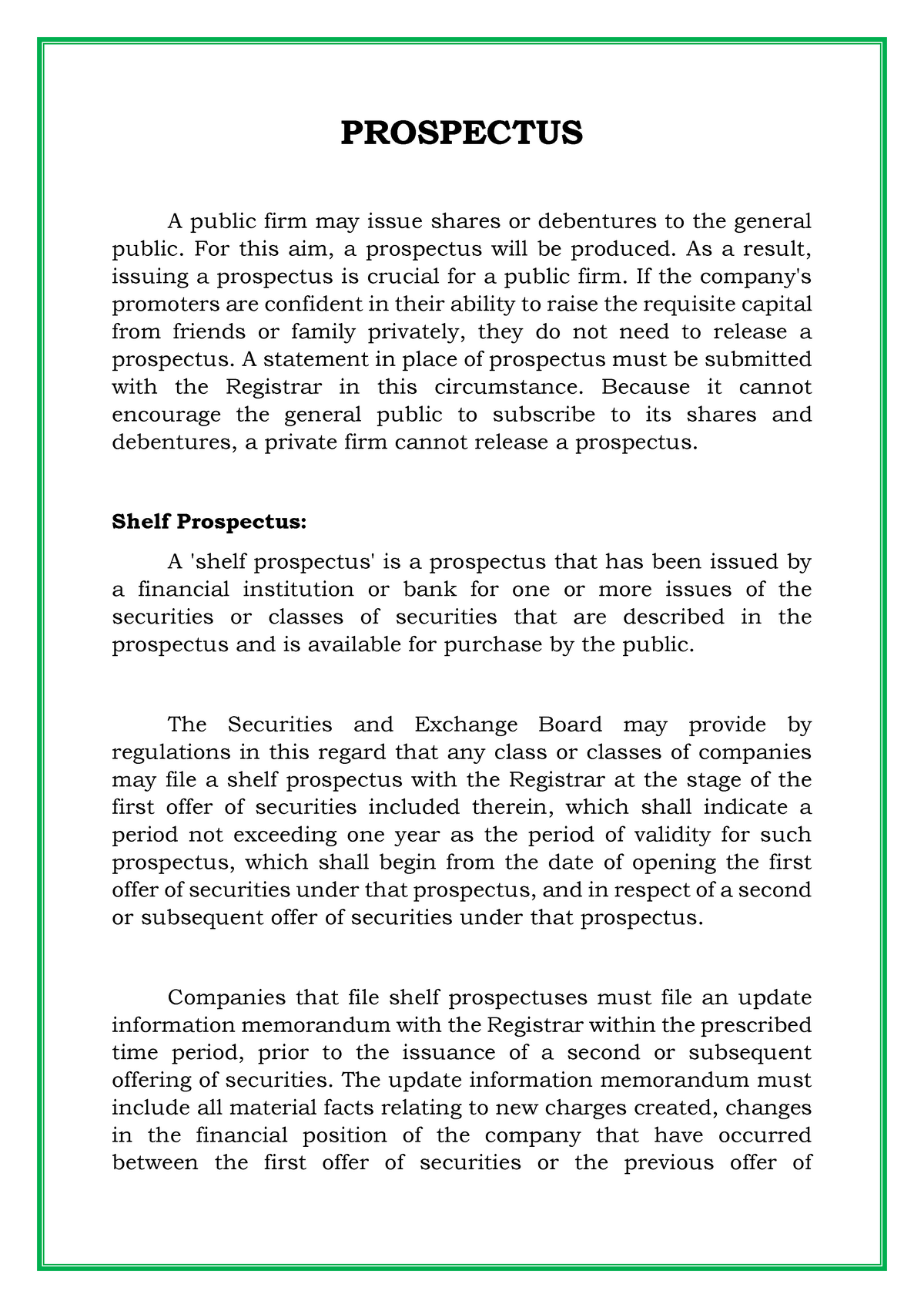 prospectus-lecture-notes-2-prospectus-a-public-firm-may-issue